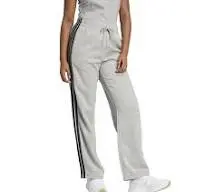 JE1302 Adidas Essentials 3 stripes open hem fleece pants 